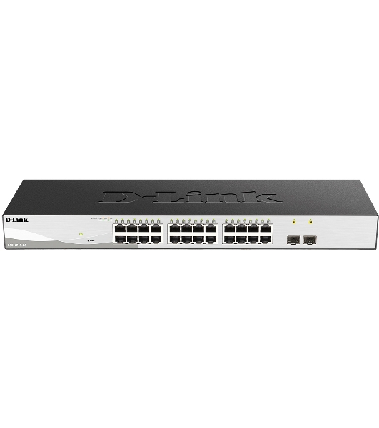 Коммутатор D-Link DGS-1210-26/F3A, 24×1 Гбит/с + 2×1 Гбит/с SFP, настраиваемый