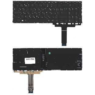 Клавиатура для ноутбука HP Probook 450 455 G8 черная с подсветкой