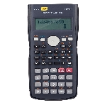 Калькулятор научный Deli ED82MS темно-синий 10+2-разр., фото 1