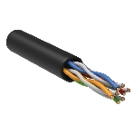 Витая пара U/UTP кат.5E 4x2x24AWG LSZH черный (305м) ITK LC3-C5E04-129, фото2
