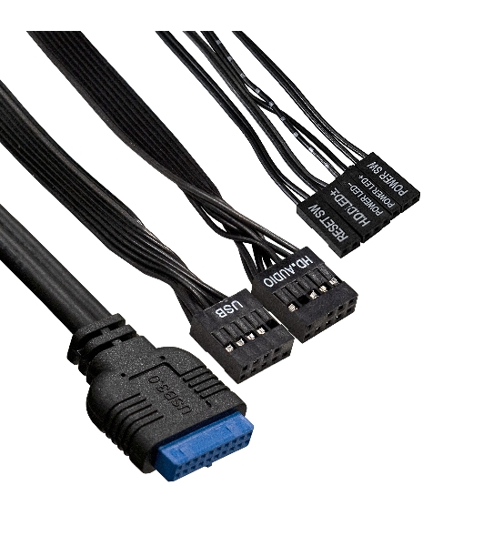 Компьютерный корпус Minitower ExeGate BAA-114U2-AAA450 (mATX, БП AAA450 с вент. 8см, 1хUSB+2хUSB 3.0, аудио, черный)