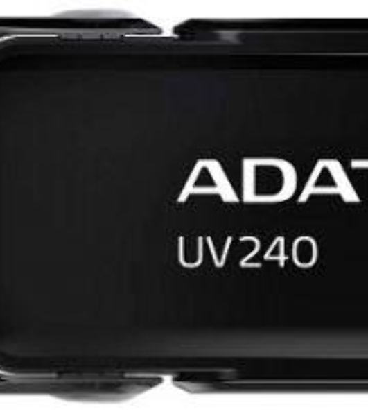 Флешка USB ADATA UV240 (AUV240-64G-RBK), 64Gb, USB 2.0, R/W 15/5, черный