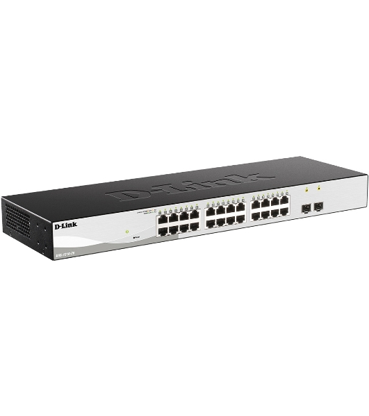 Коммутатор D-Link DGS-1210-26/F3A, 24×1 Гбит/с + 2×1 Гбит/с SFP, настраиваемый