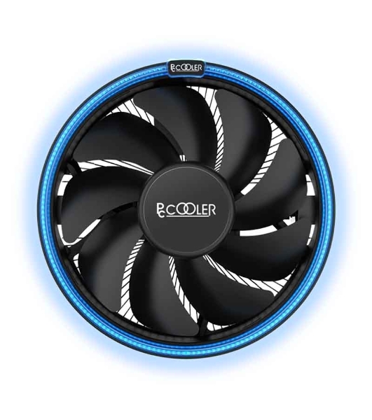 Кулер PCCooler E126MB черный 120мм алюминий 1800rpm 26.5db 4-pin 92W 70мм