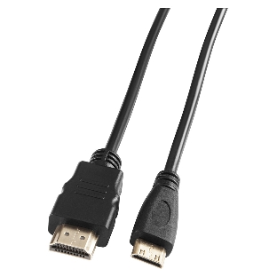 Кабель аудио-видео Buro mini-HDMI (m)/HDMI (m) 1.5м. черный
