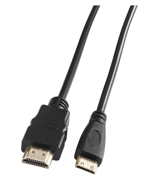 Кабель аудио-видео Buro mini-HDMI (m)/HDMI (m) 1.5м. черный