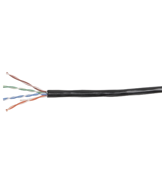 Витая пара U/UTP кат.5E 4x2x24AWG LSZH черный (305м) ITK LC3-C5E04-129