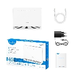 Маршрутизатор CUDY AC1200 Wi-Fi 4G LTE Cat.4 Router, AC1200 Wi-Fi, build-in 4G LTE modem, 4 10/100M RJ45 Ports, Nano SIM Slot, 300Mbps at 2.4GHz + 867Mbps at 5GHz, Internal antennas, PPTP/L2TP/OpenVPN/WireGuard VPN, DNS over Cloudflare/Google/Quad9, DDNS, SMS, Band locking, TR069/TR098/TR111/TR181, Cudy Mesh Support, LTE-FDD: B1/3/5/7/8/20/28; LTE-TDD: B38/40/41;WCDMA: B1/5/8/8, фото 1