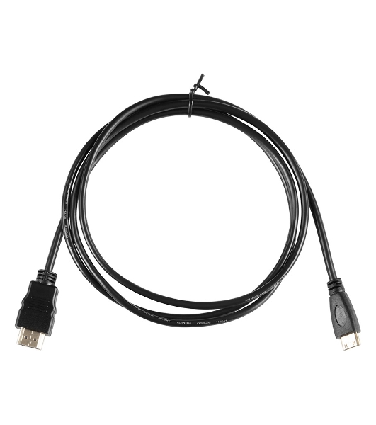 Кабель аудио-видео Buro mini-HDMI (m)/HDMI (m) 1.5м. черный