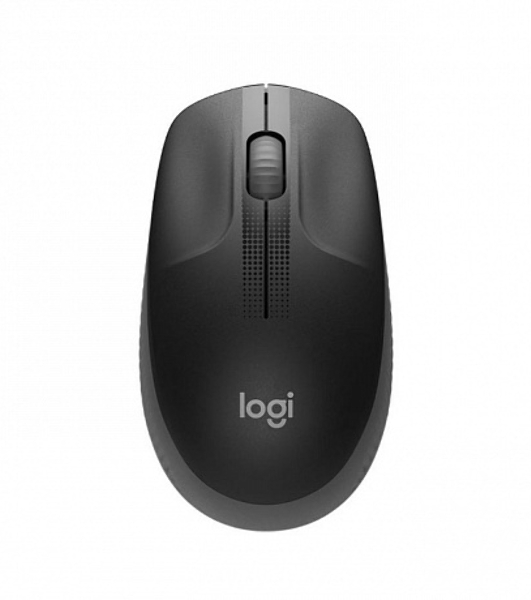 Мышь беспроводная Logitech M190 черный, 1000 dpi, радиоканал, USB, кнопки - 3