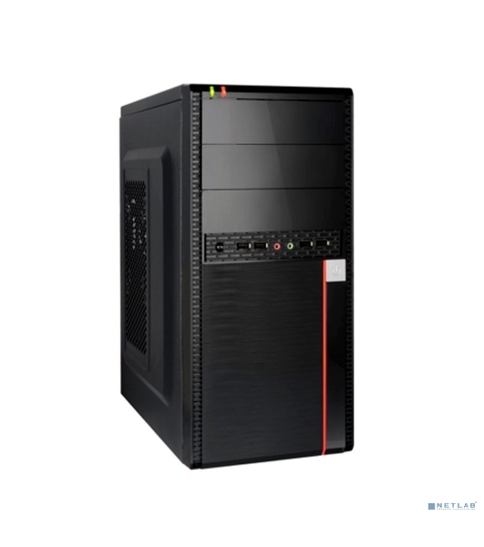 Компьютерный корпус ExeGate EX284036RUS Minitower BA-204U Black, mATX, (AA450, 80мм), 2хUSB+2хUSB 3.0, Audio