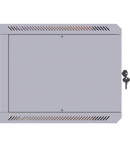 Шкаф коммутационный Suprlan (05-1060) настенный 6U 600x350 мм пер. дв. стекл направл. под закл. гайки 70 кг RAL 7035 285 мм 13.3 кг 360 мм
