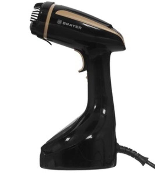 Отпариватель Brayer BR4125 черный, 1700 Вт, 25 г/мин, 280 мл