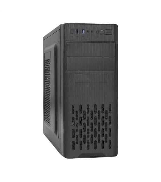 Компьютерный корпус Miditower ExeGate CP-606U-AB350 (ATX, AB350 с вент. 8см, 1хUSB/1хUSB 3.0, аудио)