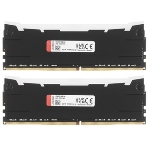 Оперативная память Kingston Fury Renegade, DDR4, 64GB (4x16GB), 3600MHz, CL16, DIMM, с радиатором, RGB, серебристый/черный, фото7