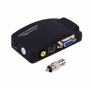 Конвертер Rexant BNC\RCA + S-video на VGA (в комплекте переходник гн. BNC – шт. RCA)