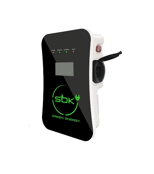 Зарядная станция S'OK Green Energy M3W Series Wallbox EV Charger SM3W10732542-0, 1-фаза, 7кВт (32А/220В), ocpp 1.6j, ip54