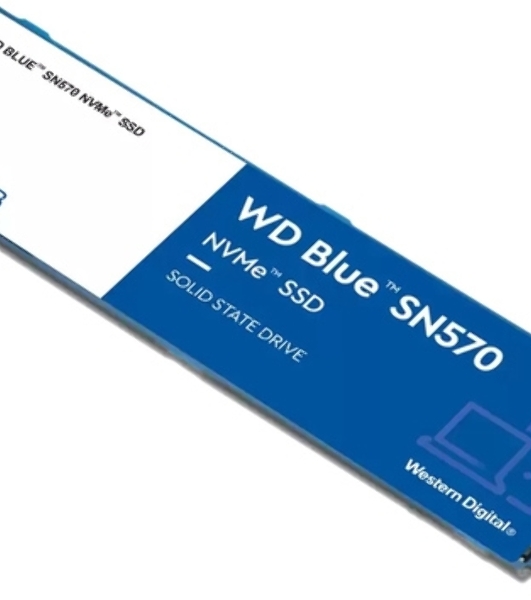 Накопитель SSD WD 250Gb, PCIe 3.0 x4, M.2 2280, Blue SN570 NVMe, R/W 3300/1200