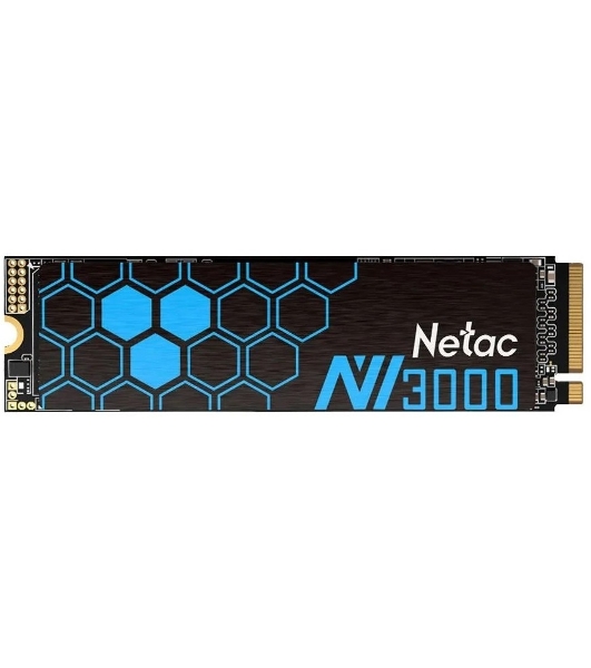 Накопитель SSD Netac NV3000, 2Tb, PCIe 3.0 x4, M.2 2280, NVMe, R/W 3100/2100, с радиатором