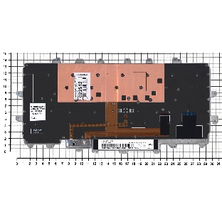 Клавиатура для ноутбука Lenovo ThinkPad X1 Carbon Gen 4 2016 черная без рамки с подсветкой