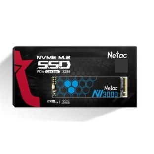 Накопитель SSD Netac NV3000, 2Tb, PCIe 3.0 x4, M.2 2280, NVMe, R/W 3100/2100, с радиатором