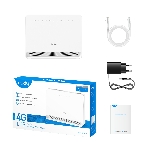 Маршрутизатор AC1200 Wi-Fi 4G LTE Cat 6 Gigabit Router, 4 10/100/1000M RJ45 Ports, Nano SIM Slot, Quectel module inside,build-in 4G LTE modem, 300Mbps at 2.4GHz + 867Mbps at 5GHz, Internal Antennas, PPTP/L2TP/OpenVPN/WireGuard VPN, DNS over Cloudflare/Google/Quad9, DDNS, SMS, Band locking, TR069, TR111, Cudy Mesh Support, фото2