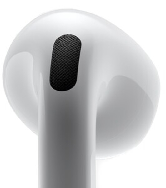 Наушники TWS Apple AirPods 4 ANC белый, вкладыши, Bluetooth, активное шумоподавление, беспроводная зарядка, до 4 ч
