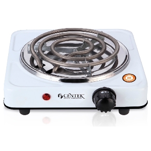 Плита настольная электрическая Centek CT-1508 белый