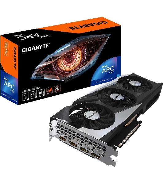 Видеокарта Gigabyte A380 GAMING OC GV-IA380GAMING OC-6GD
