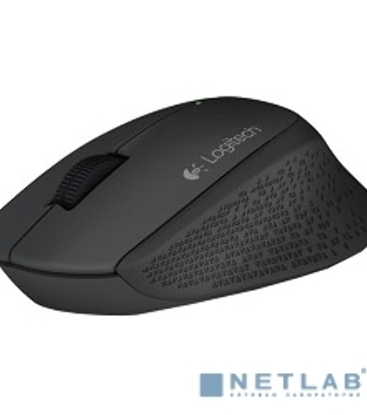 Мышь беспроводная Logitech M280 черный, 1000 dpi, радиоканал, USB, кнопки - 3