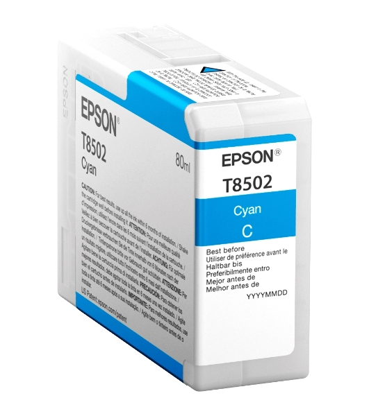 Картридж струйный Epson T8502 (C13T850200) голубой (80 мл.) для SureColor SC-P800