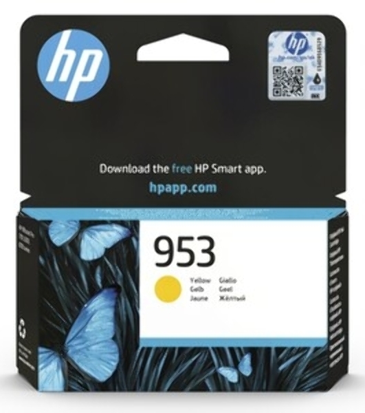 Картридж струйный HP 953 F6U14AE желтый для HP OJP 8710/8715/8720/8730/8210/8725 (700 стр.)