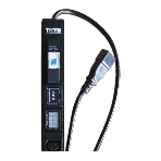 Вертикальный блок розеток, 4xC19 + 20xC13, 250V, 16A, A/V-метр, шнур 3 метра, вилка C20, фото2