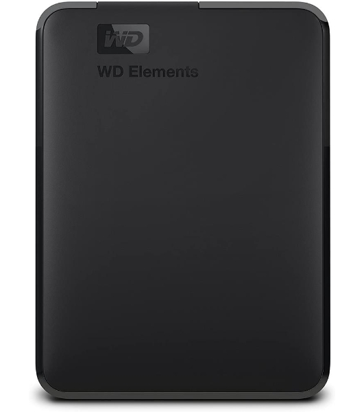 Внешний HDD 2.5' Western Digital Elements Portable, 5TB, USB 3.2 Gen 1 Type-A, 5400 rpm, черный
