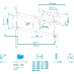 Кронштейн для телевизора Kromax CORBEL-8, 32'-75', макс. 55кг, настенный, серый, фото6