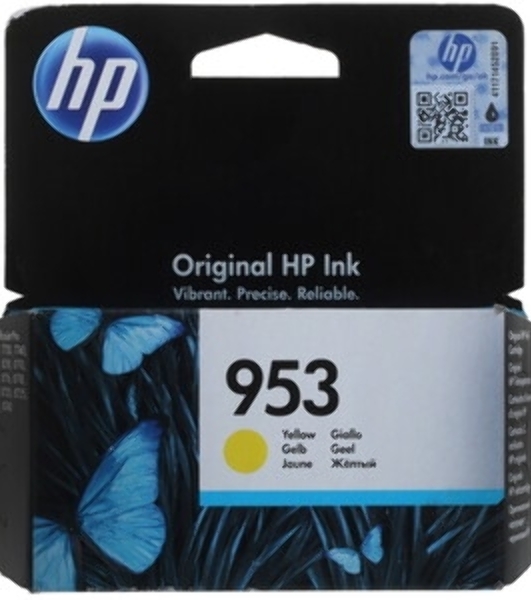 Картридж струйный HP 953 F6U14AE желтый для HP OJP 8710/8715/8720/8730/8210/8725 (700 стр.)