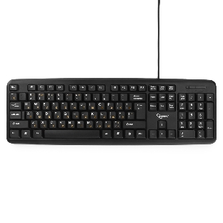 Клавиатура проводная Gembird KB-8320UXL-BL, USB, черный