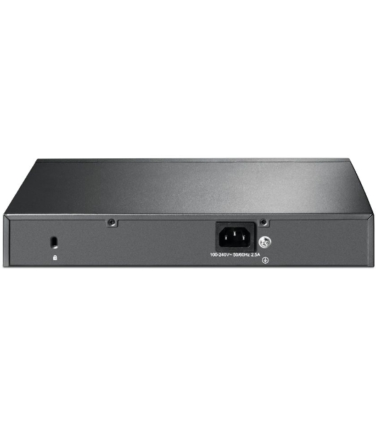 Коммутатор TP-Link JetStream 10-Port Gigabit Smart Switch with 8-Port PoE+, 8× Gigabit PoE+ Ports, 2× Gigabit SFP Slots, 802.3at/af, 150 W PoE Power, 1U 13-inch Rack-mountable Steel CaseIntegration with Omada SDN Controller, 802.1Q VLAN, STP/RSTP/MSTP, IGMP Snoopi