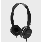 Проводные наушники Ritmix RH-501 черный, накладные, Jack 3.5 мм, складная конструкция, фото 1