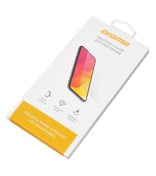 Защитное стекло для экрана Digma DGG2AP13PM для Apple iPhone 13 Pro Max 2.5D 1шт.