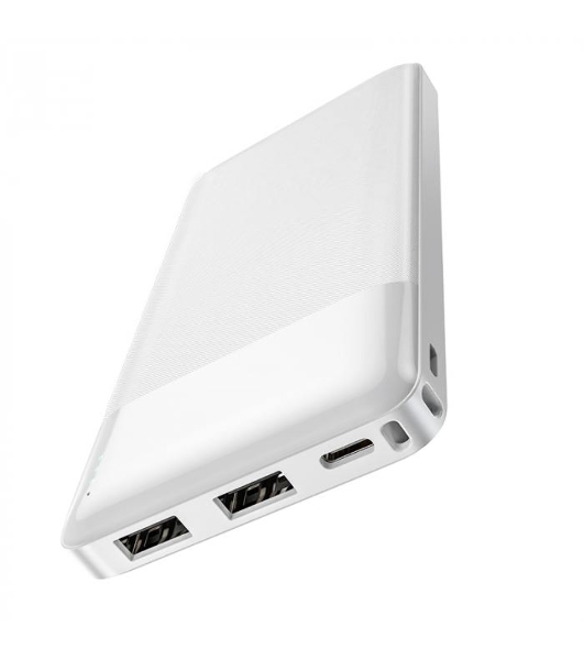 Портативный аккумулятор HOCO J72 Easy travel, 2.0A, 10000mAh, белый