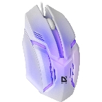 Мышь проводная Defender Cyber MB-560L белый, 1200 dpi, USB, кнопки - 3, фото27