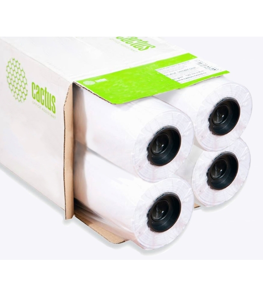 Бумага Cactus Eco CS-LFP80-1067457E-4 42'(A0+) 1067мм-45.7м/80г/м2/белый CIE155% втулка:50.8мм (2') (упак.:4рул)
