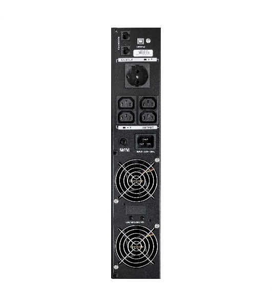 Источник бесперебойного питания Pure Sine Wave ExeGate SinePower UHB-2000.LCD.AVR.1SH.4C13.RJ.USB.2U 2000VA/1600W, LCD, AVR, 1*Schuko+4*C13, RJ45/11, USB, Rackmount 2U/Tower, металлический корпус, черный