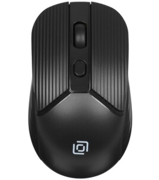 Мышь беспроводная Oklick 509MW черный, 1600 dpi, радиоканал, USB, кнопки - 4