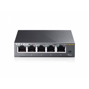 Коммутатор сетевой TP-Link SMB TL-SG105E 5-Port Gigabit Desktop Easy Smart Switch, 5 10/100/1000Mbps RJ45 ports, MTU/Port/Tag-based VLAN, QoS, IGMP Snooping
