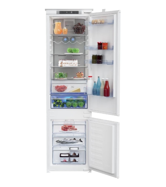 Встраиваемый холодильник Beko Diffusion BCNA306E2S двухкамерный белый