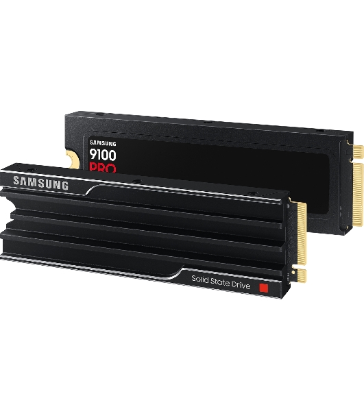 Накопитель SSD 4Tb Samsung 9100 PRO, M.2, PCI-E 5.0 x4, TLC 3D NAND R/W - 14800/13400 Mb/s с радиатором