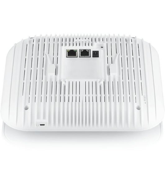 Гибридная точка доступа Zyxel NebulaFlex Pro WAX650S, W-Fi 6, 802.11a/b/g/n/ac/ax (2,4 и 5 ГГц), MU-MIMO, Smart Antenna, внутренние антенны 4x4, до 1200+2400 Мбит/с, 1xLAN 5GE, 1xLAN GE, PoE, защита о
