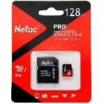 Флеш карта MicroSD card Netac P500 Extreme Pro 128Gb, retail version w/SD adapter, фото5